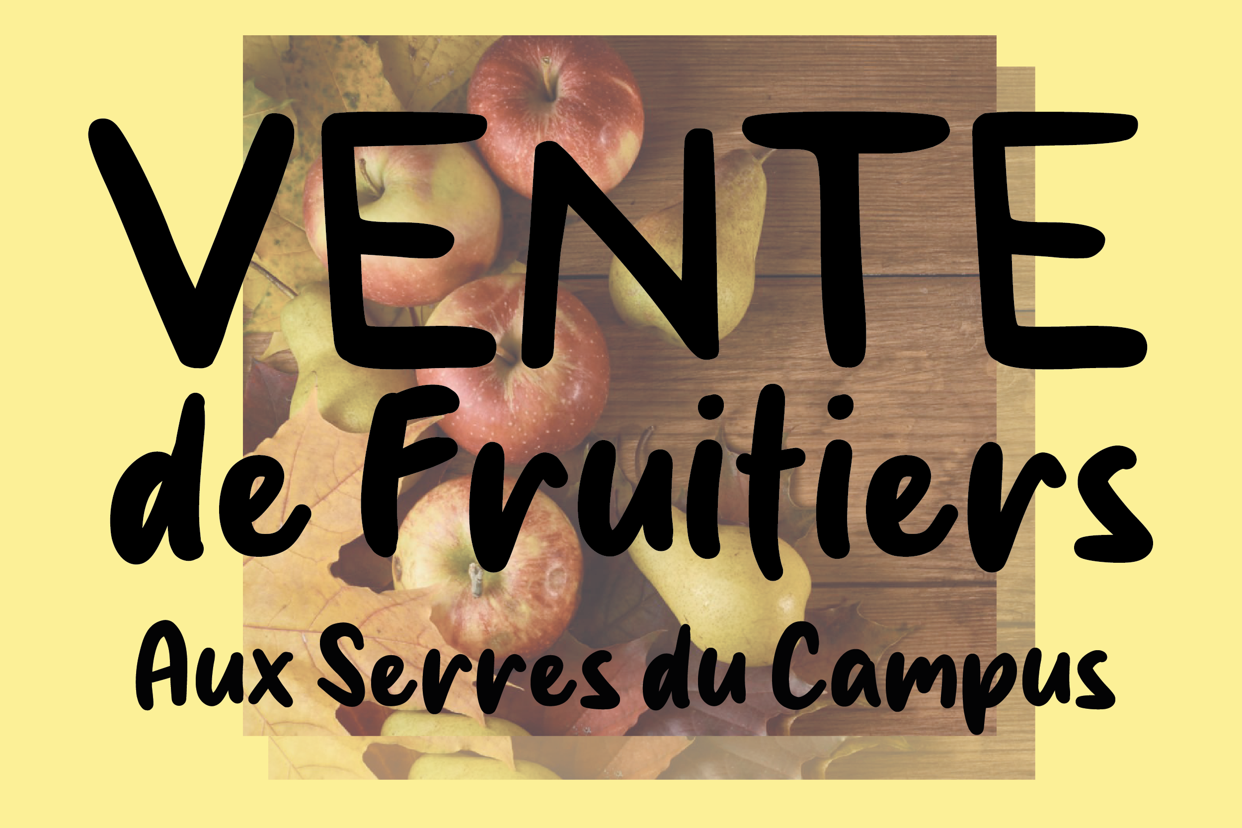 vente de fruitiers aux serres du campus métiers nature de coutances